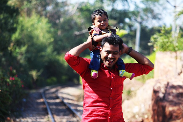 Father Son Family Dad Baby Child 